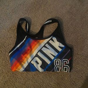 Pink Rainbow Sports Bra 🌈
